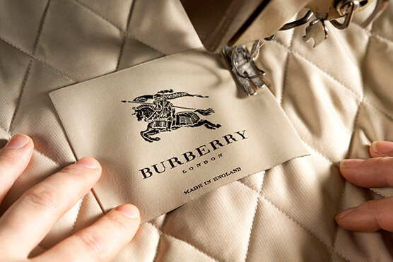 burberry factory production line photography