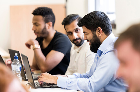 university graduate study group photo