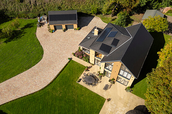 aerial view drone view of building exterior bridlington photo