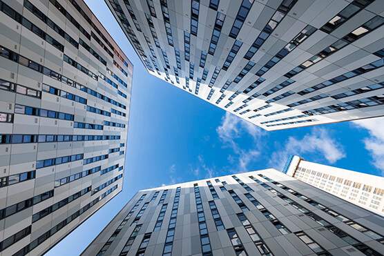 dramatic skyscraper exterior photo
