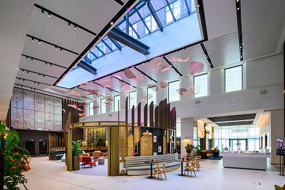 building reception atrium leeds photo