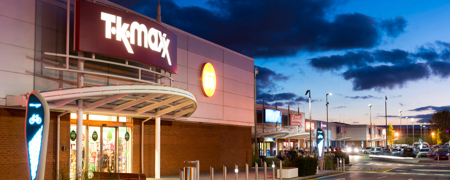 wheatley retail park dusk exterior doncaster yorkshire